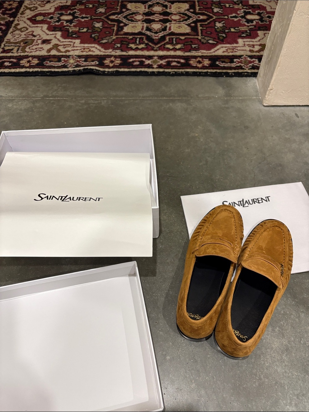Beautiful suede ‘ YSL ‘ loafers